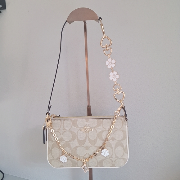 Coach Handbags - NWT！COACH NOLITA 19 IN BLOCKED SIGNATURE CANVAS C3308 + 2 extend chains